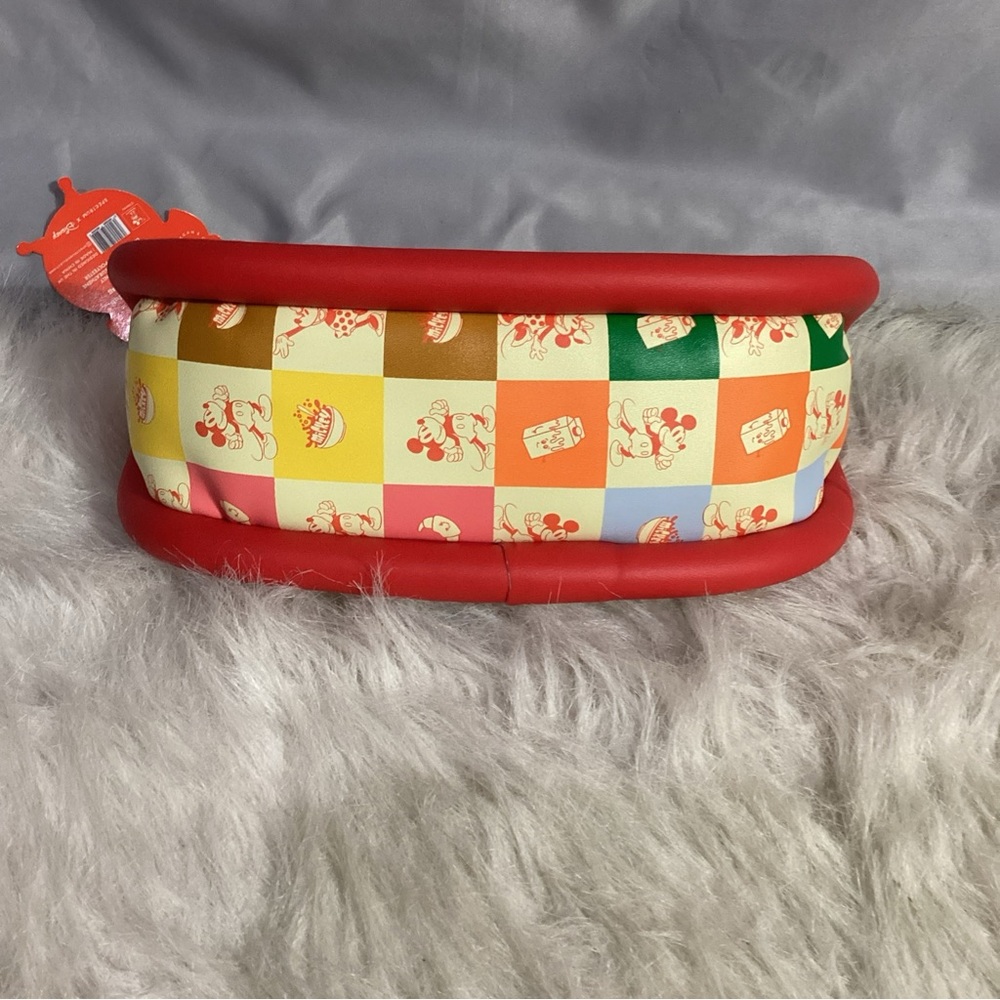 SPECTRUM x Disney Mickey Mouse Breakfast Buddies Makeup Cosmetic Bag Limt Ed - Picture 9 of 11